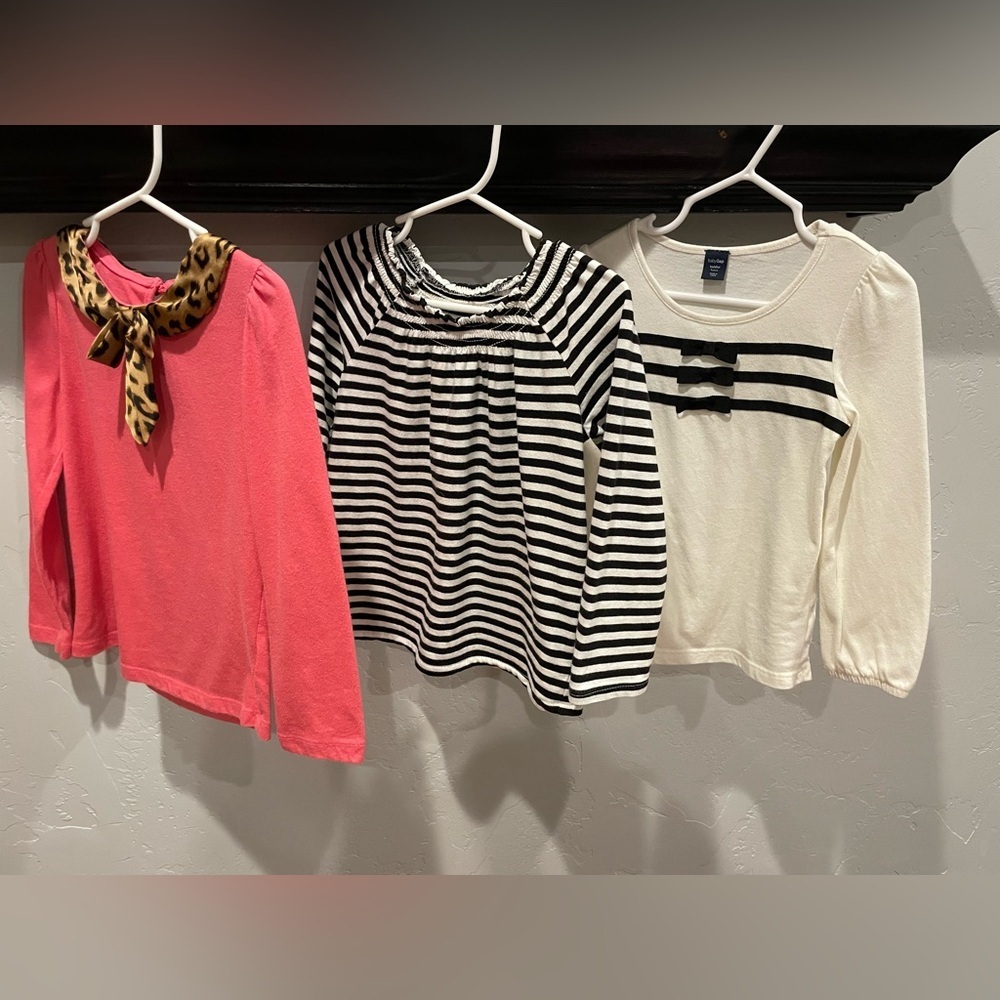 Baby gap girls Tops (3) size 4T retail $60
